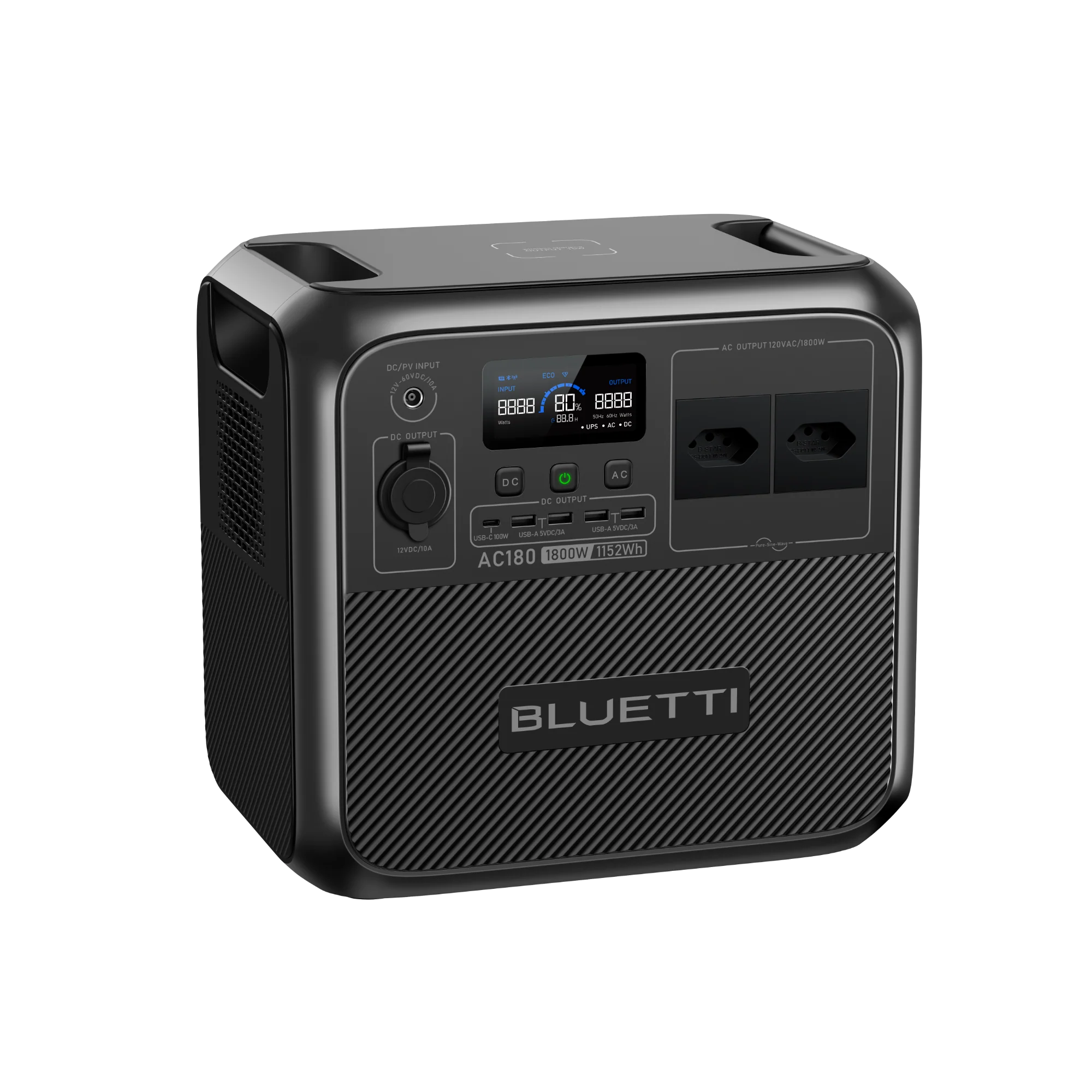 BLUETTI AC180 Estação de Energia Portátil | 1.800 W 1.152 Wh - Image 3