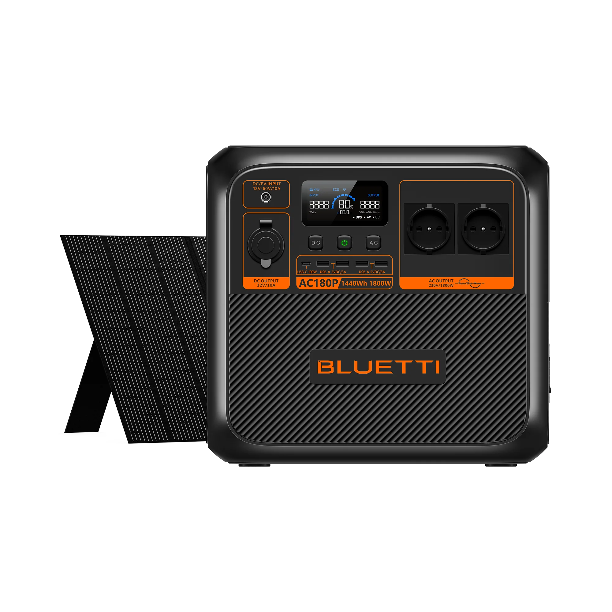 BLUETTI AC180P Estação de Energia Solar Portátil | 1.800 W 1.440 Wh - Image 10