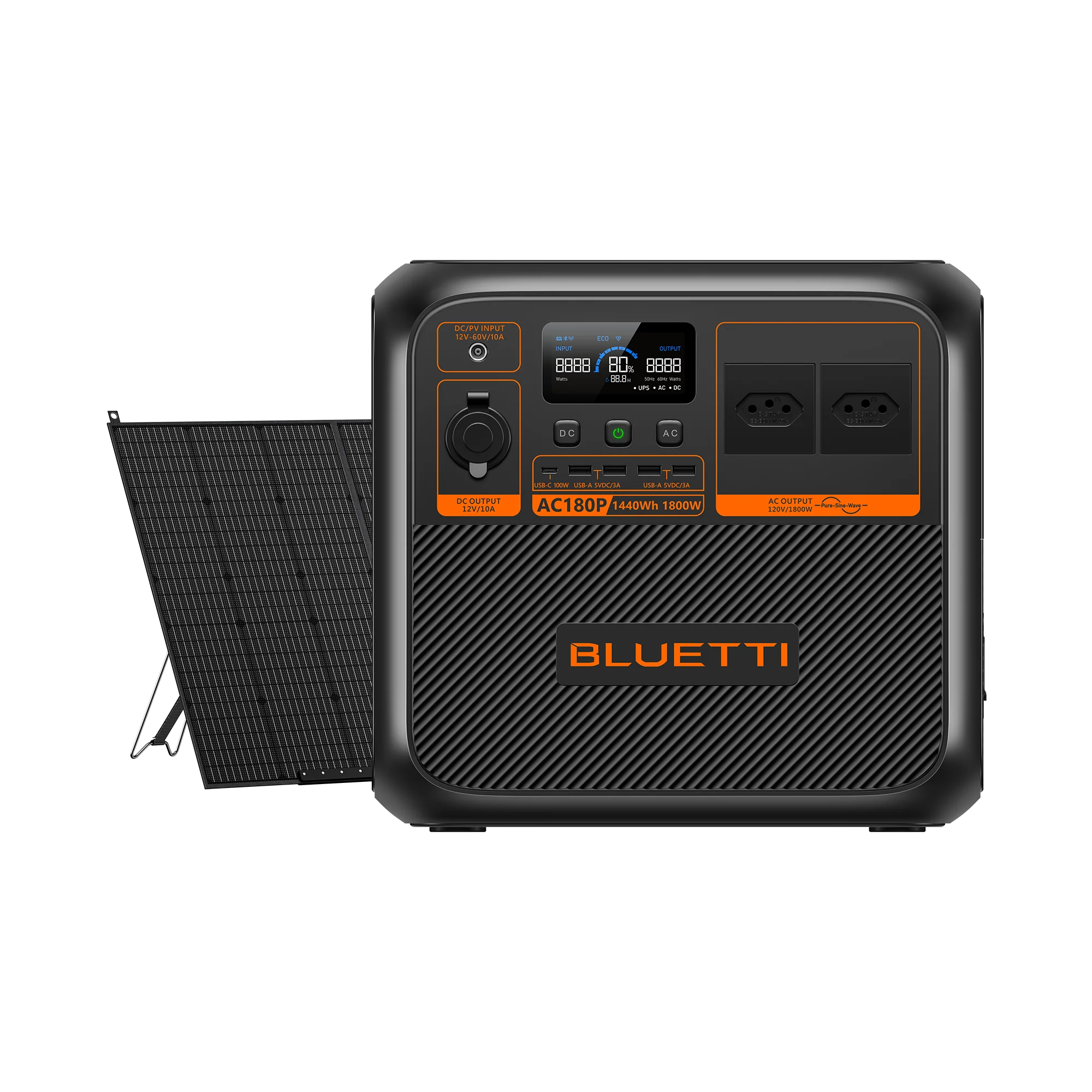 BLUETTI AC180P Estação de Energia Solar Portátil | 1.800 W 1.440 Wh - Image 11