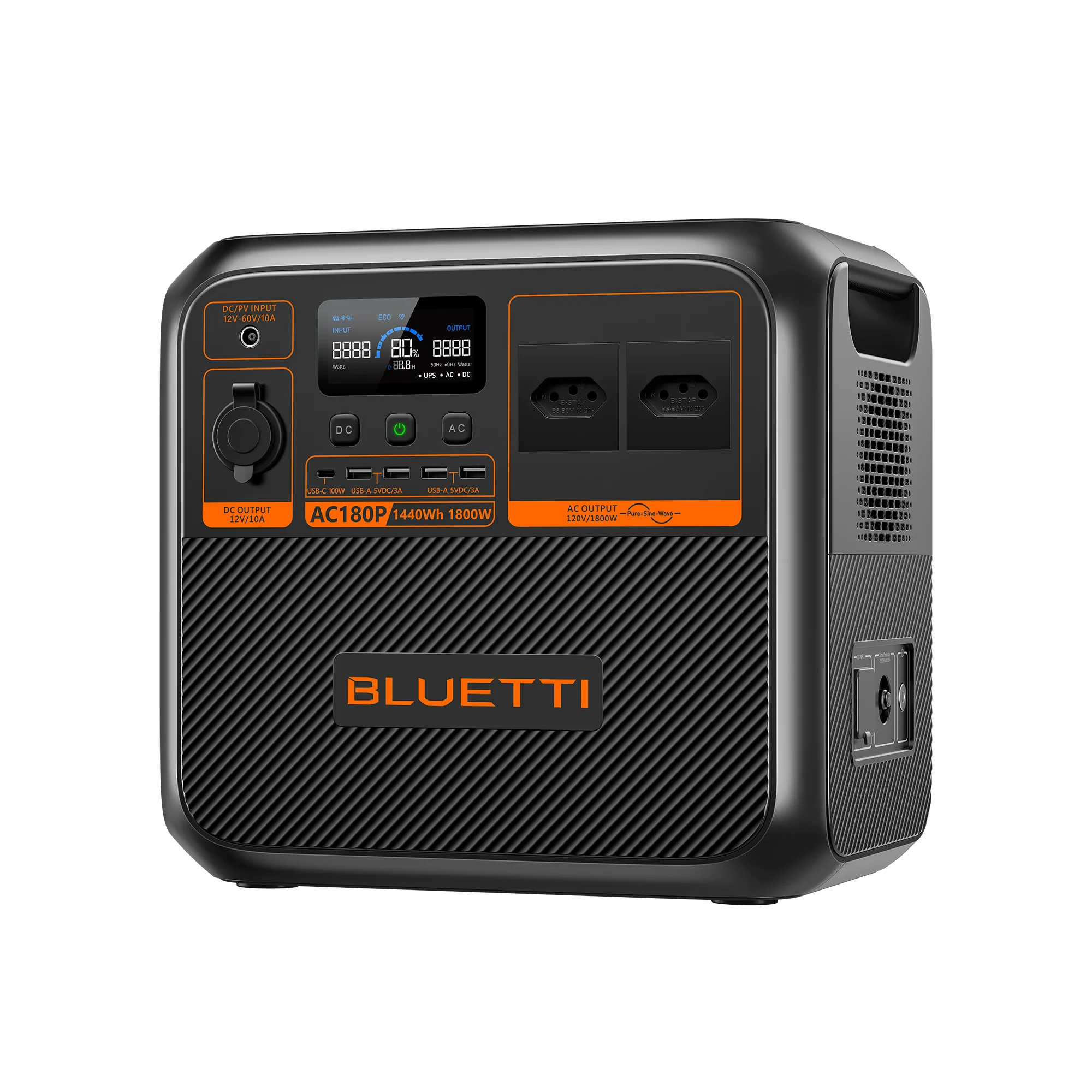 BLUETTI AC180P Estação de Energia Solar Portátil | 1.800 W 1.440 Wh - Image 3