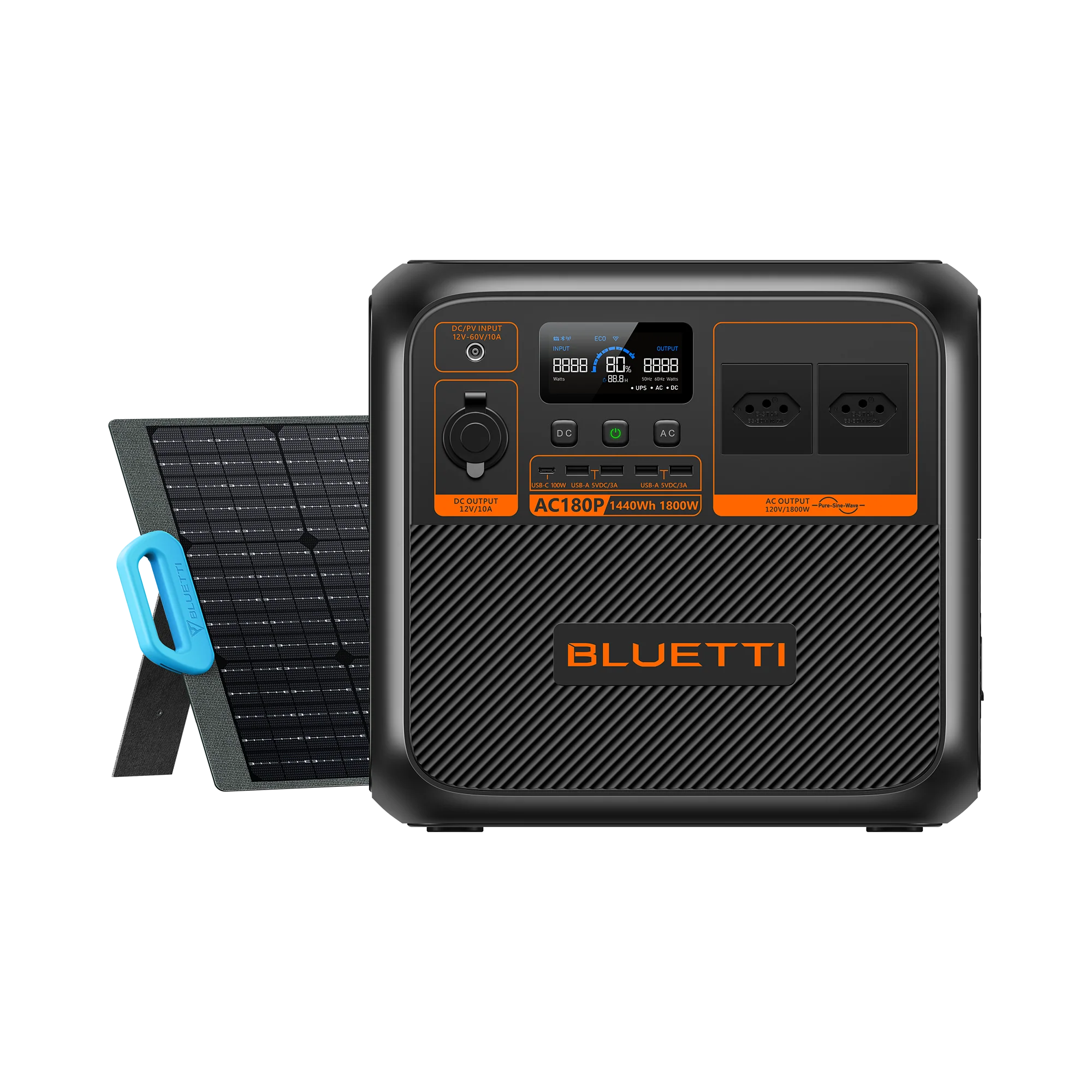 BLUETTI AC180P Estação de Energia Solar Portátil | 1.800 W 1.440 Wh - Image 5