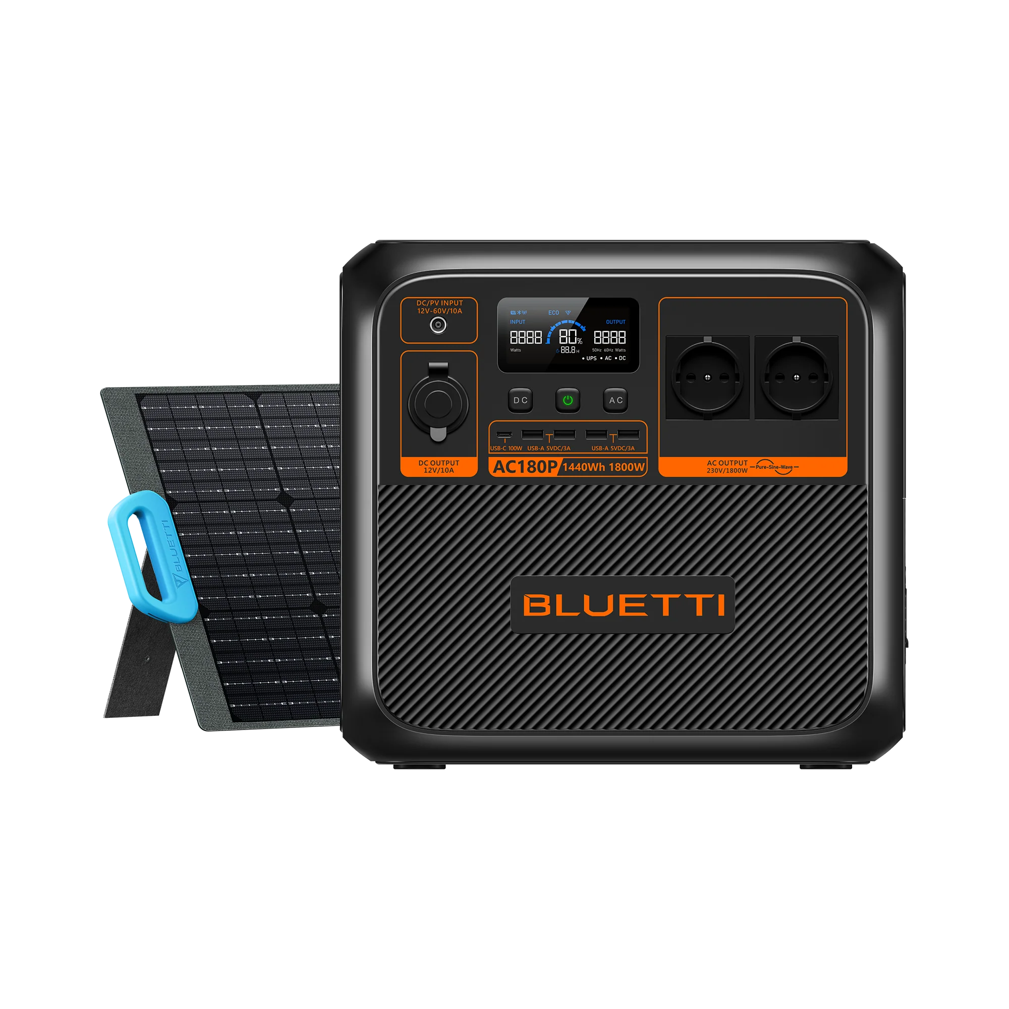 BLUETTI AC180P Estação de Energia Solar Portátil | 1.800 W 1.440 Wh - Image 6