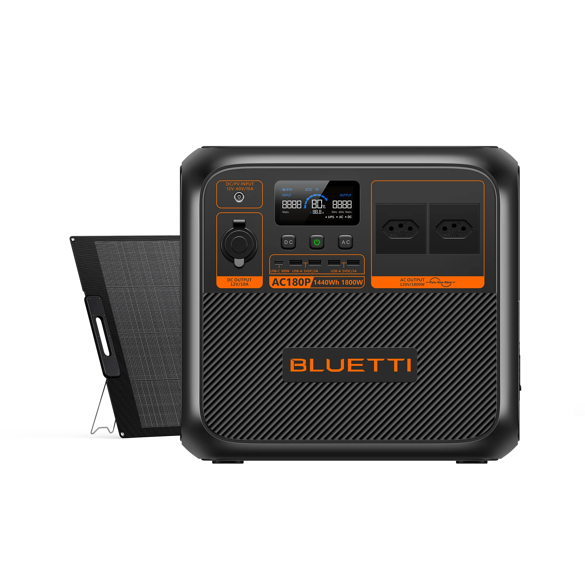 BLUETTI AC180P Estação de Energia Solar Portátil | 1.800 W 1.440 Wh - Image 7