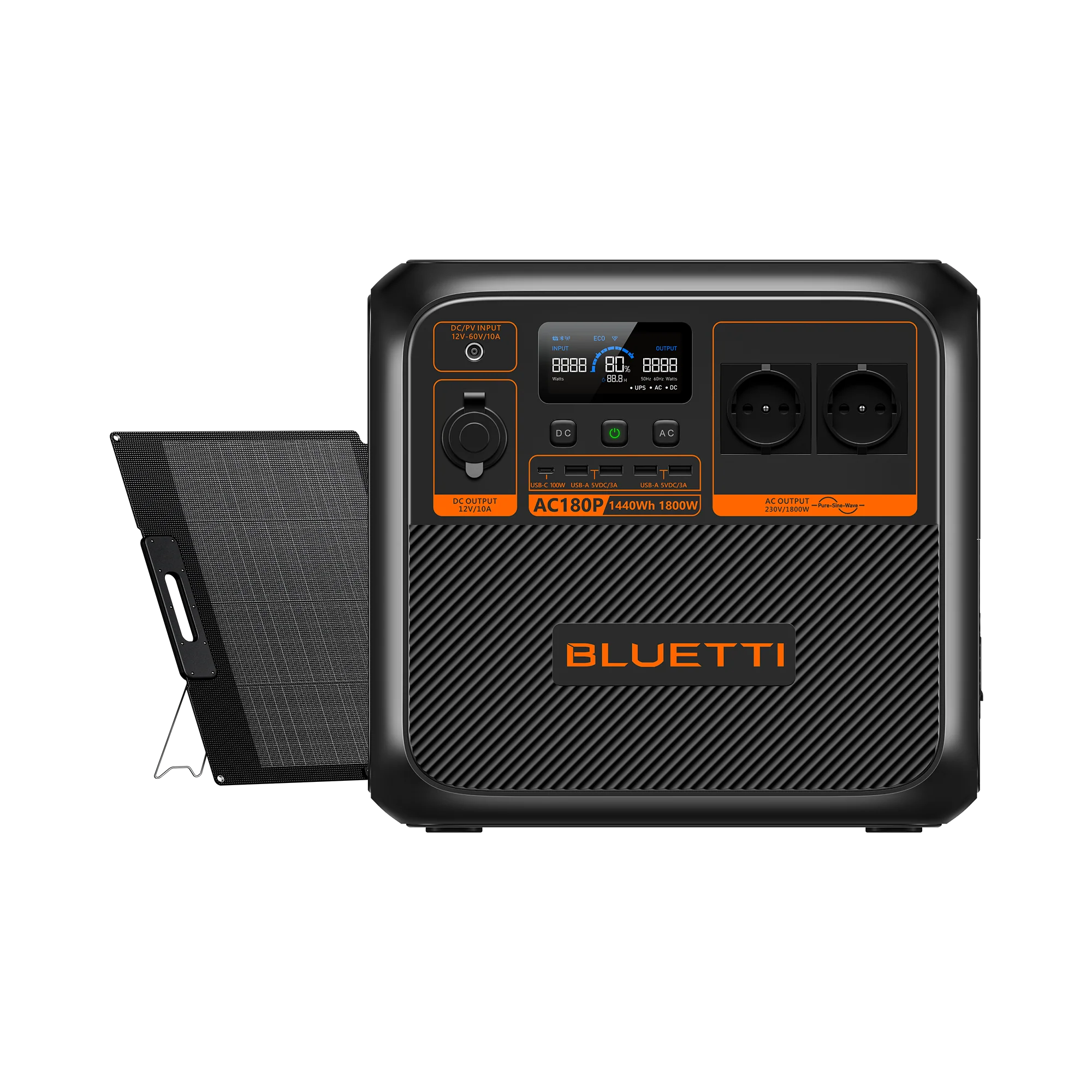 BLUETTI AC180P Estação de Energia Solar Portátil | 1.800 W 1.440 Wh - Image 8