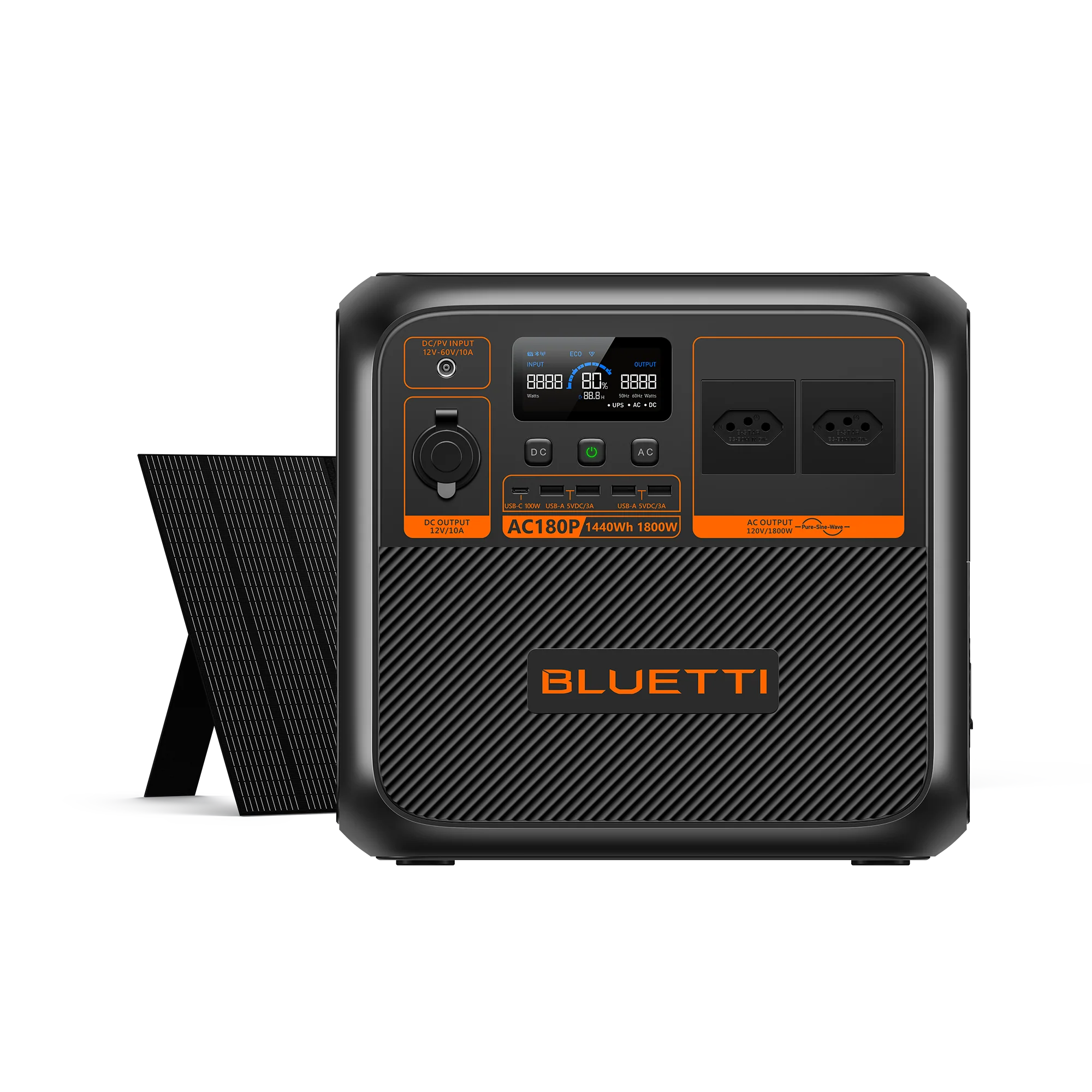 BLUETTI AC180P Estação de Energia Solar Portátil | 1.800 W 1.440 Wh - Image 9