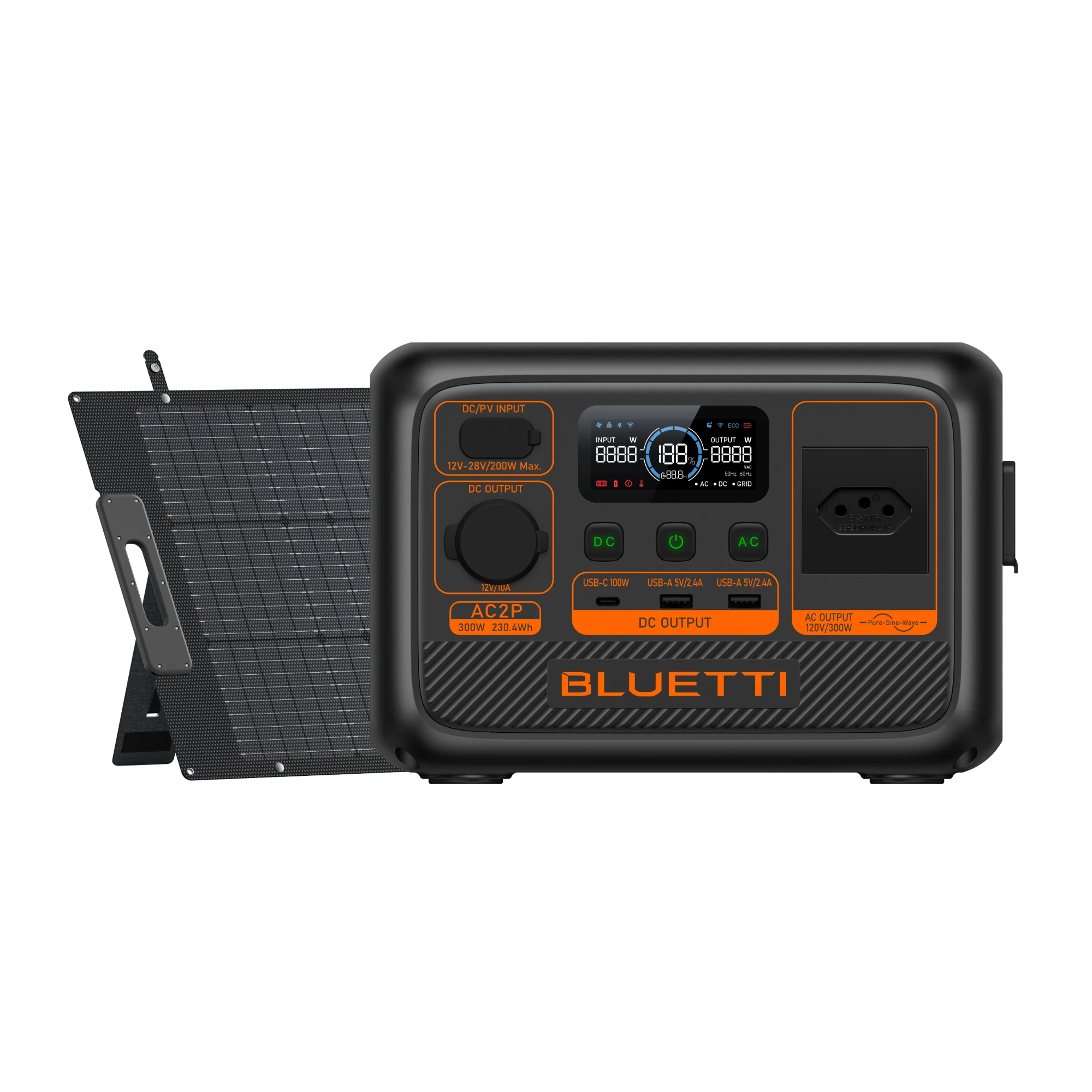 BLUETTI AC2P Estação de Energia Portátil | 300 W 230,4 Wh - Image 10