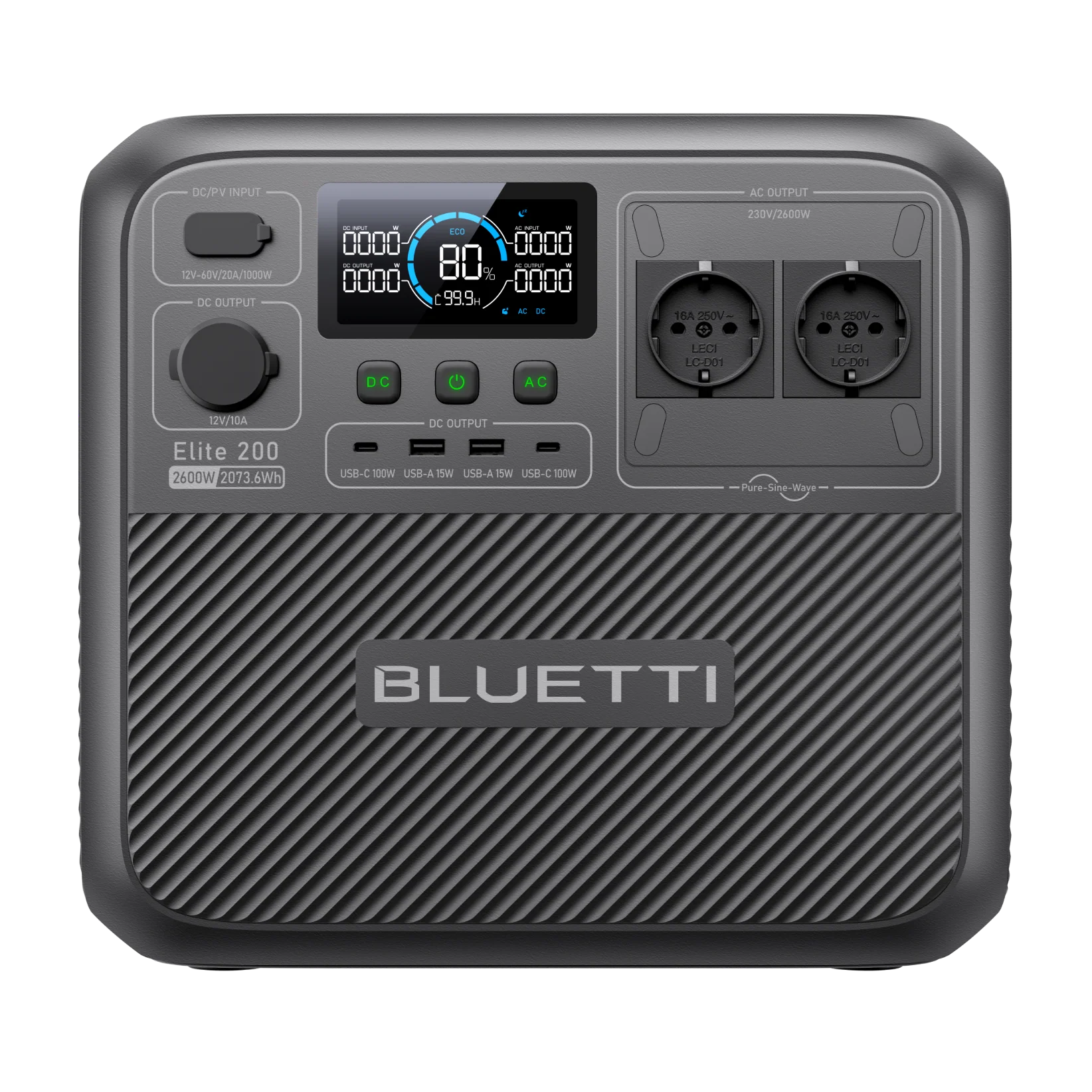 BLUETTI Elite 200 V2 Estação de Energia Portátil | 2.600 W 2.073,6 Wh - Image 3