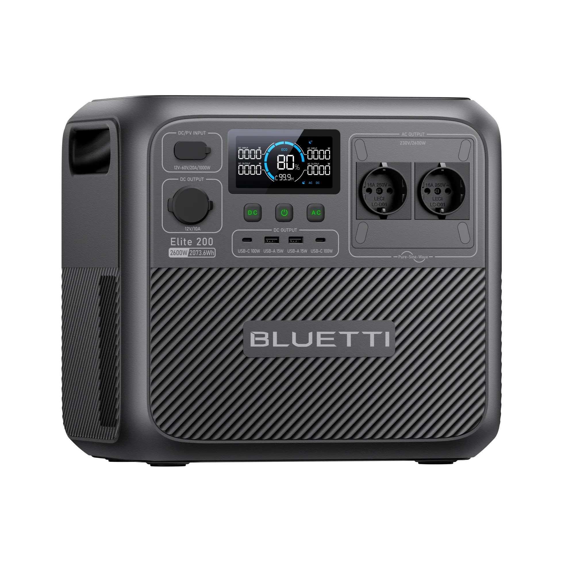 BLUETTI Elite 200 V2 Estação de Energia Portátil | 2.600 W 2.073,6 Wh - Image 8