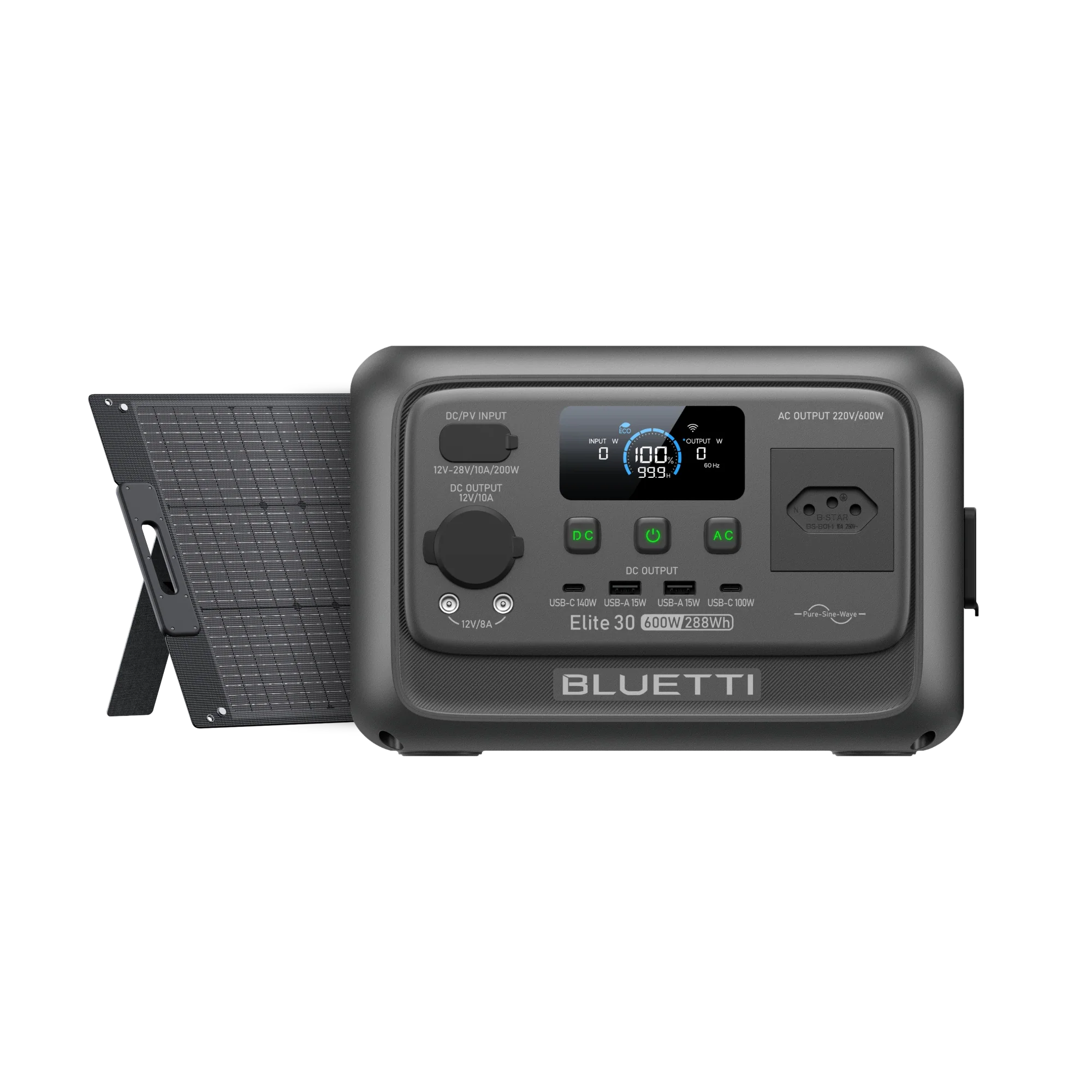 BLUETTI Elite 30 V2 Estação de Energia Portátil | 600 W 288 Wh - Image 10