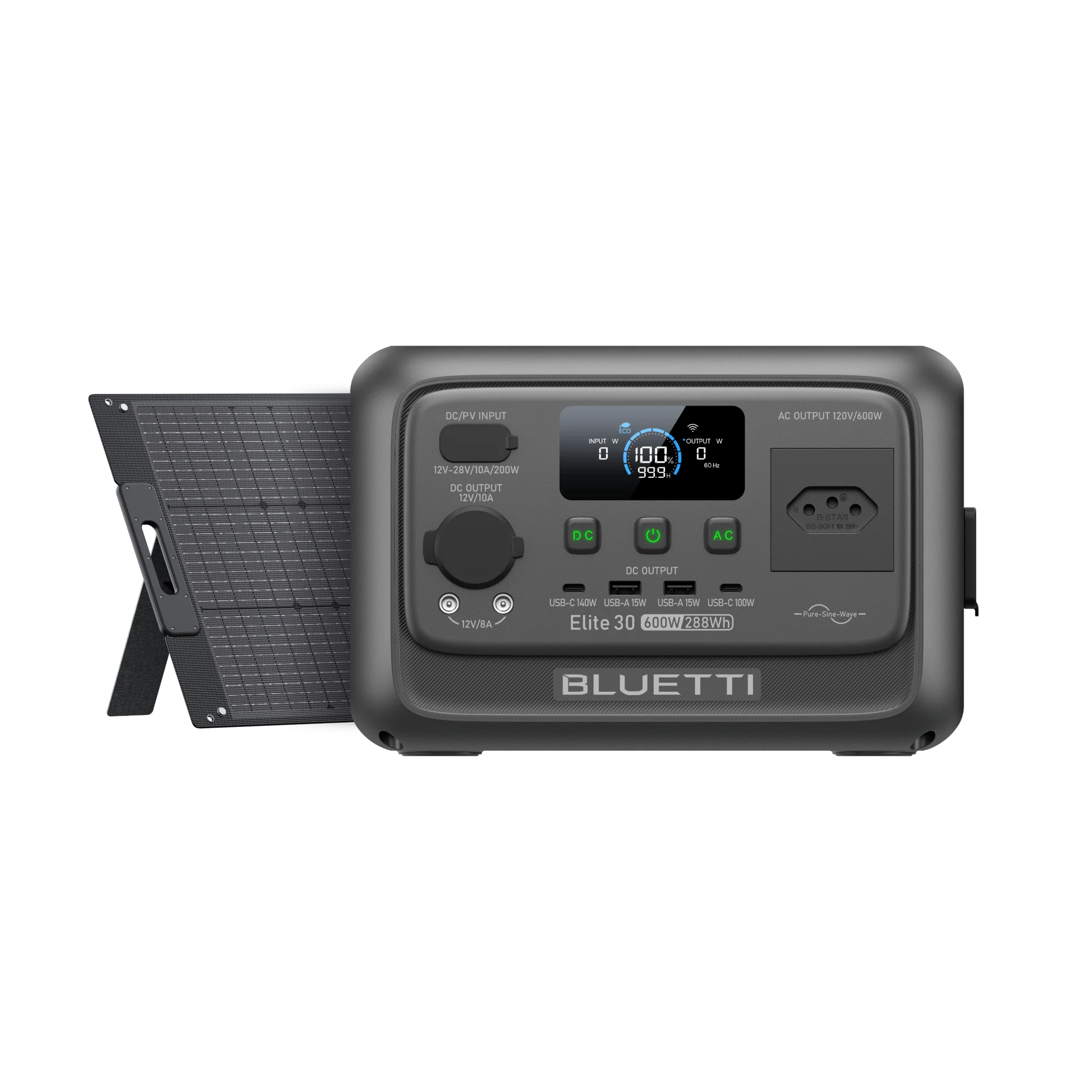 BLUETTI Elite 30 V2 Estação de Energia Portátil | 600 W 288 Wh - Image 11